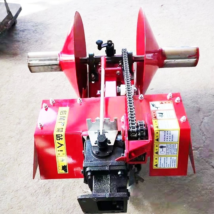 Farm machinery high quality crawler tractor cultivatorStrawberry ridger / strawberry ridging machine with rotary tiller