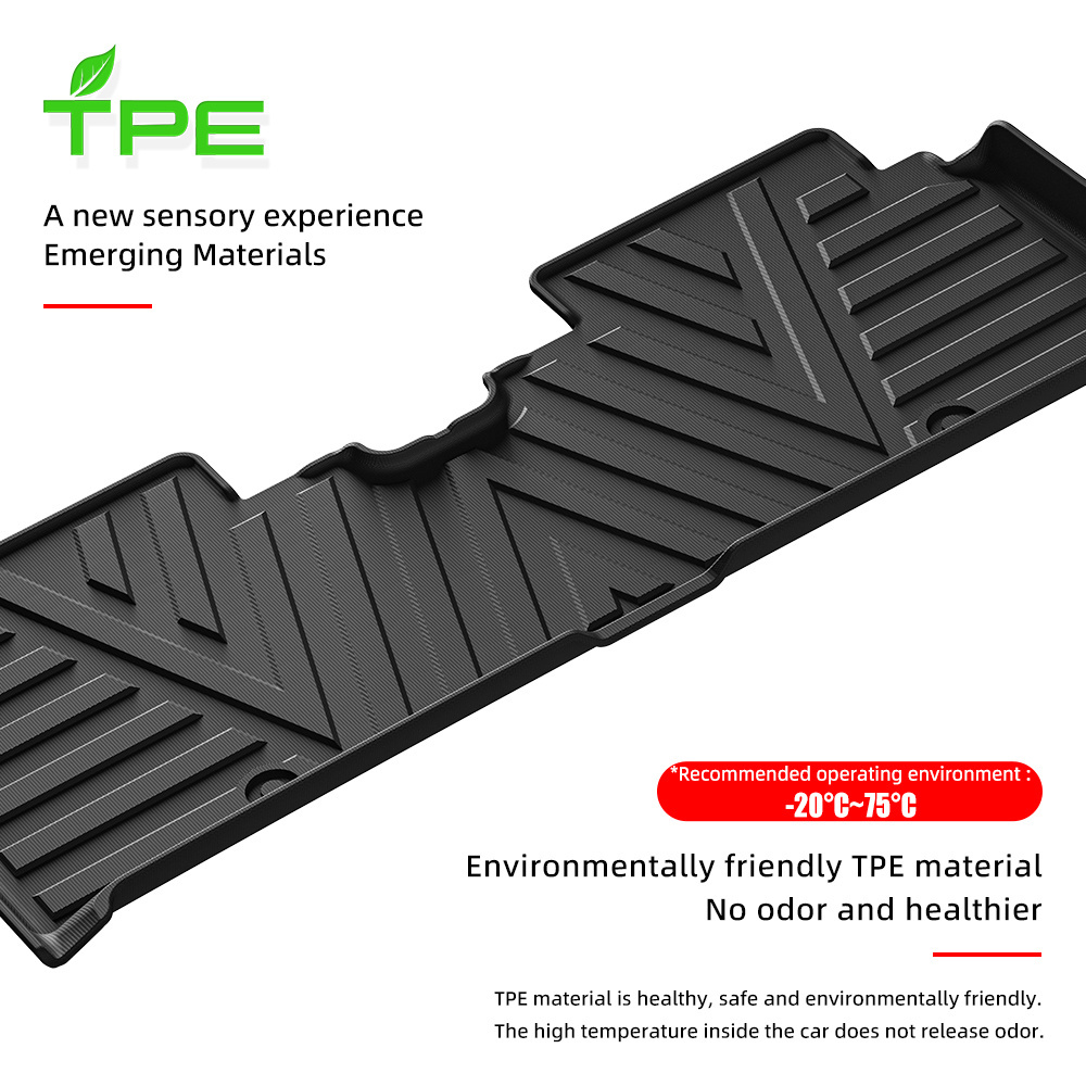 High Quality Car Mat For KIA EV6 2022-2024 TPE 7D Car Floor Mat Waterproof Non-slip Custom Easy Clean Carpet Car Foot Mat