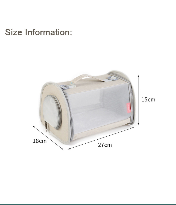 Misam Portable Travel Small Animal Carrier Bag Guinea Pig Carrier Rabbit Turtle Carrier Cage Squirrel Breathable Hang bag