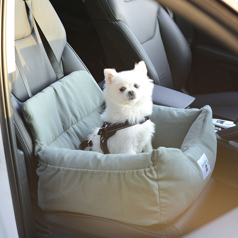 Misam Wholesale High Quality Manufacturers Travel Easy Clean Portable Safe Square Pet Car Seat Bed For Dogs