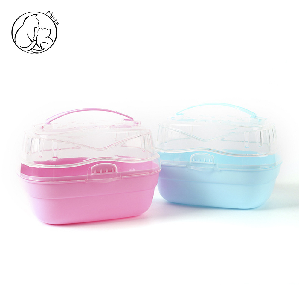 Misam Portable Small Animals Chinchilla Guinea Pig Cage Carry Case Travel Hanging Big Hamster Pet Transport Carrier Cage