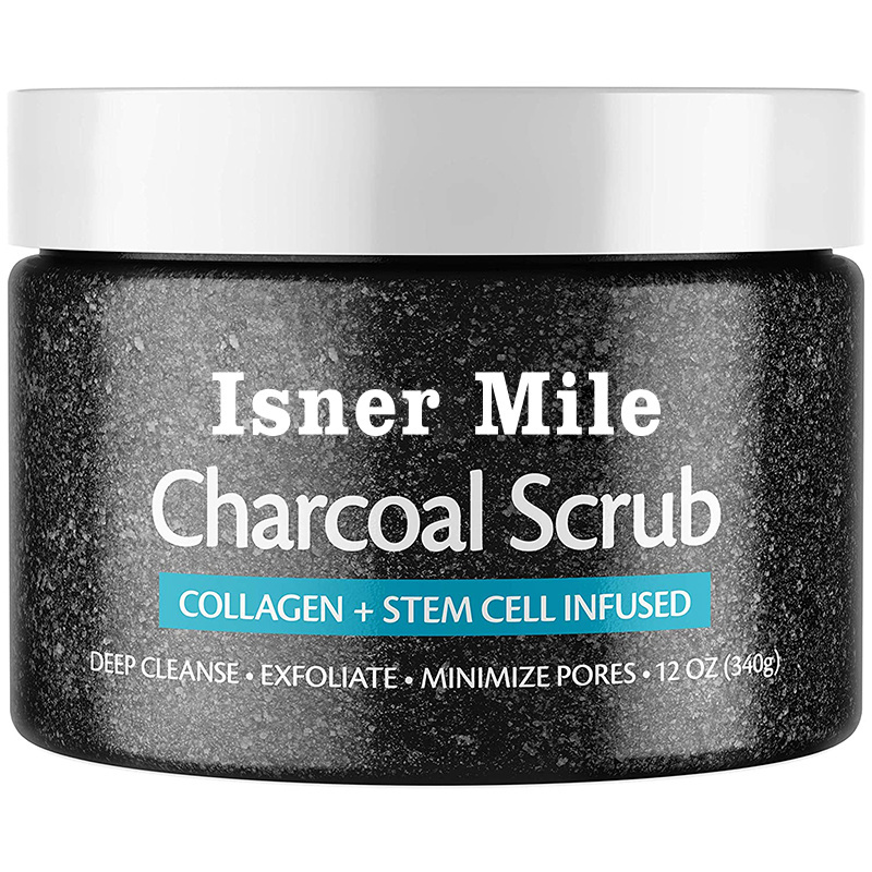 Wholesale Natural Charcoal Facial Exfoliating Scrub Organic Vegan Collagen Body Exfoliating Scrub