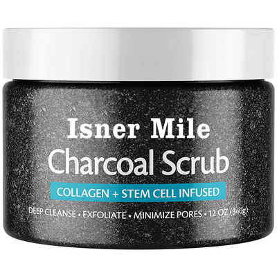 Wholesale Natural Charcoal Facial Exfoliating Scrub Organic Vegan Collagen Body Exfoliating Scrub