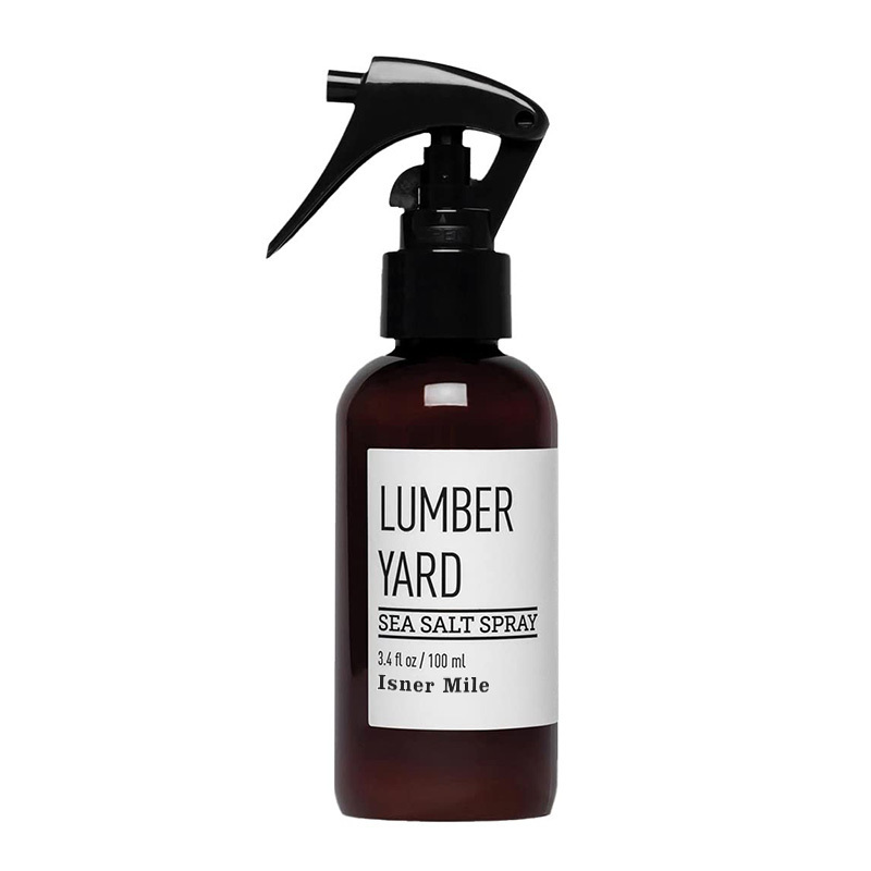 Natural Sea Salt Spray for Men Texture Hold and Volume with Sandalwood Lumber Yard Scent Beard Perfumed Spray