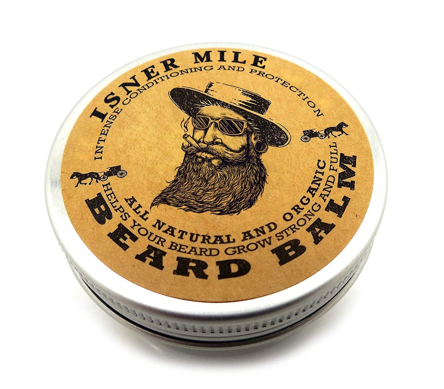 OEM/ODM Private label Natural Beard Balm  Styles, Strengthens & Softens Beards & Mustaches Leave in Conditioner Wax for Men