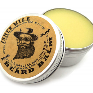 OEM/ODM Private label Natural Beard Balm  Styles, Strengthens & Softens Beards & Mustaches Leave in Conditioner Wax for Men