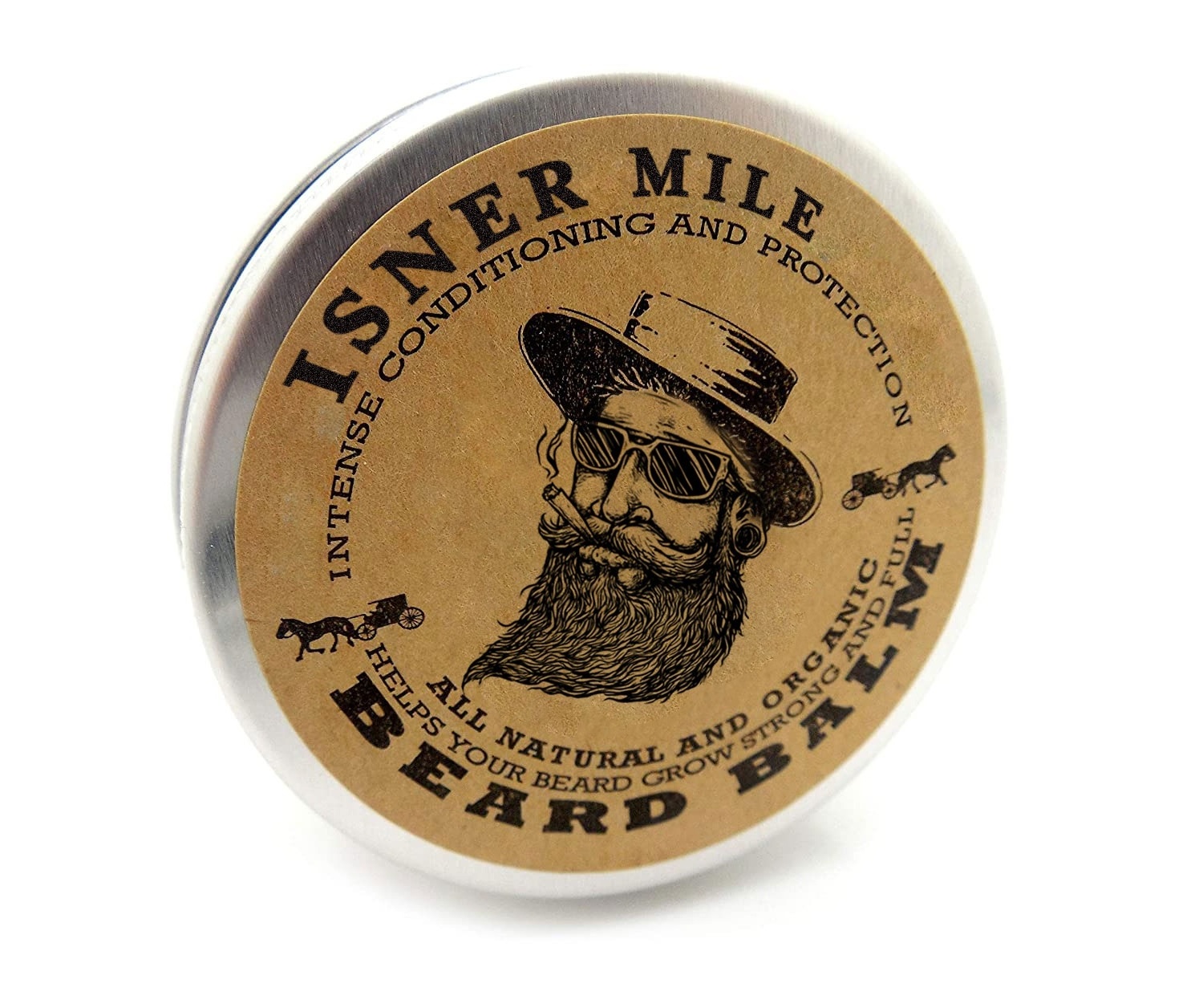 OEM/ODM Private label Natural Beard Balm  Styles, Strengthens & Softens Beards & Mustaches Leave in Conditioner Wax for Men