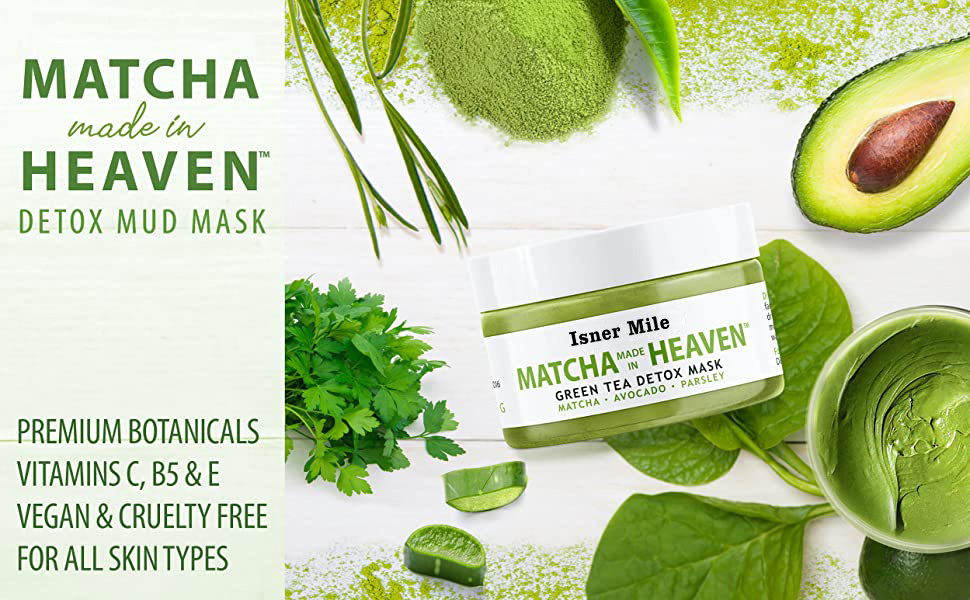 Organic Natural Green Tea Face Clay Mask Anti-Aging Blackheads Wrinkles Facial Mud Mask