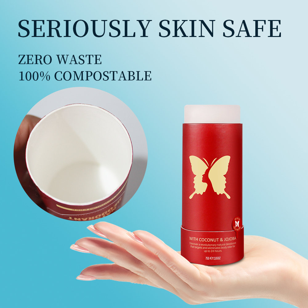 OEM Natural Deodorant Antiperspirant Under Arm Balm Women Men Eco Friendly Armpit Whitening Cream Deodorant