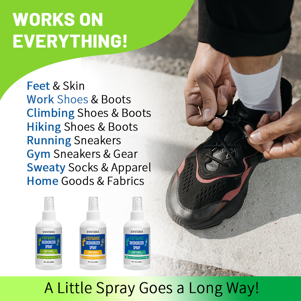 High Quality No More Smelly Shoes Or Stinky Feet Deodorant Spray Men Women Cedar Foot Deodorant Spray Shoe Deodorizer