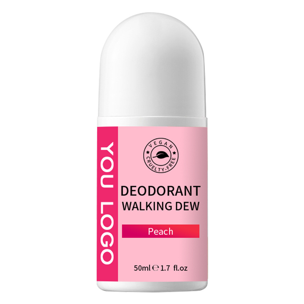 50ml Travel Size Deodorant Antiperspirant Men Roll On Fragrance Deodorant Stick Peach Scent Deodorant For Women