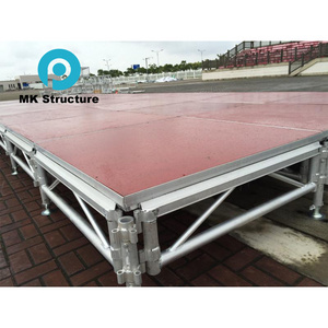 Aluminium stage low height design stage tent floor portable stage for sale