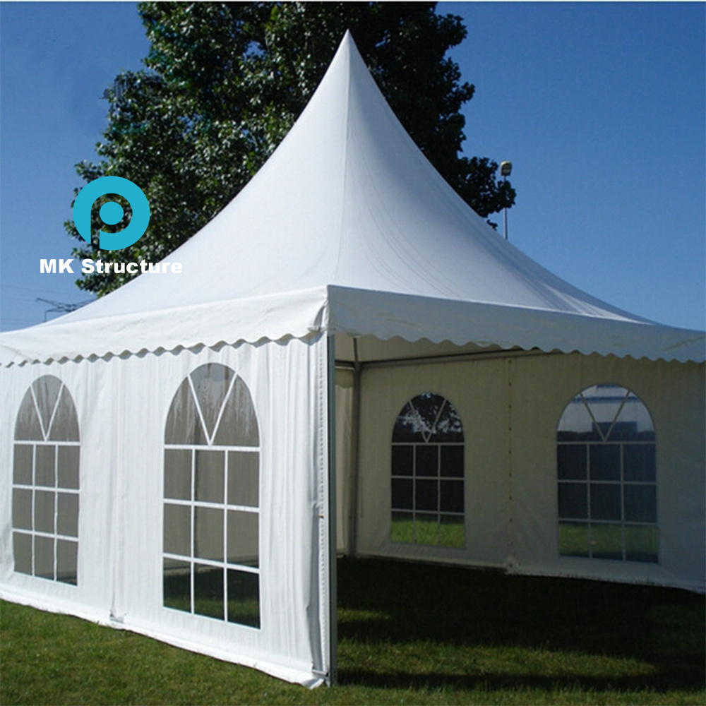 Factory Wholesale White PVC 5X5 Pagoda Outdoor Garden Tent Canopy Large Tent For Events