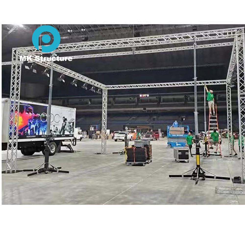 MK Structure Lighting Truss Lift Tower Line Array Crank Speaker Tower