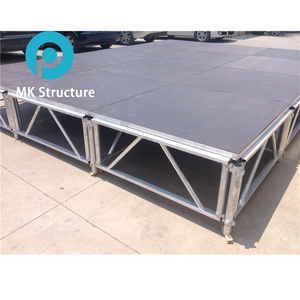 Low cost Aluminium stage podium assemble stage portable stage