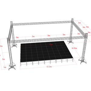 Bolt Truss Square Box Truss Aluminum Square Screw Truss