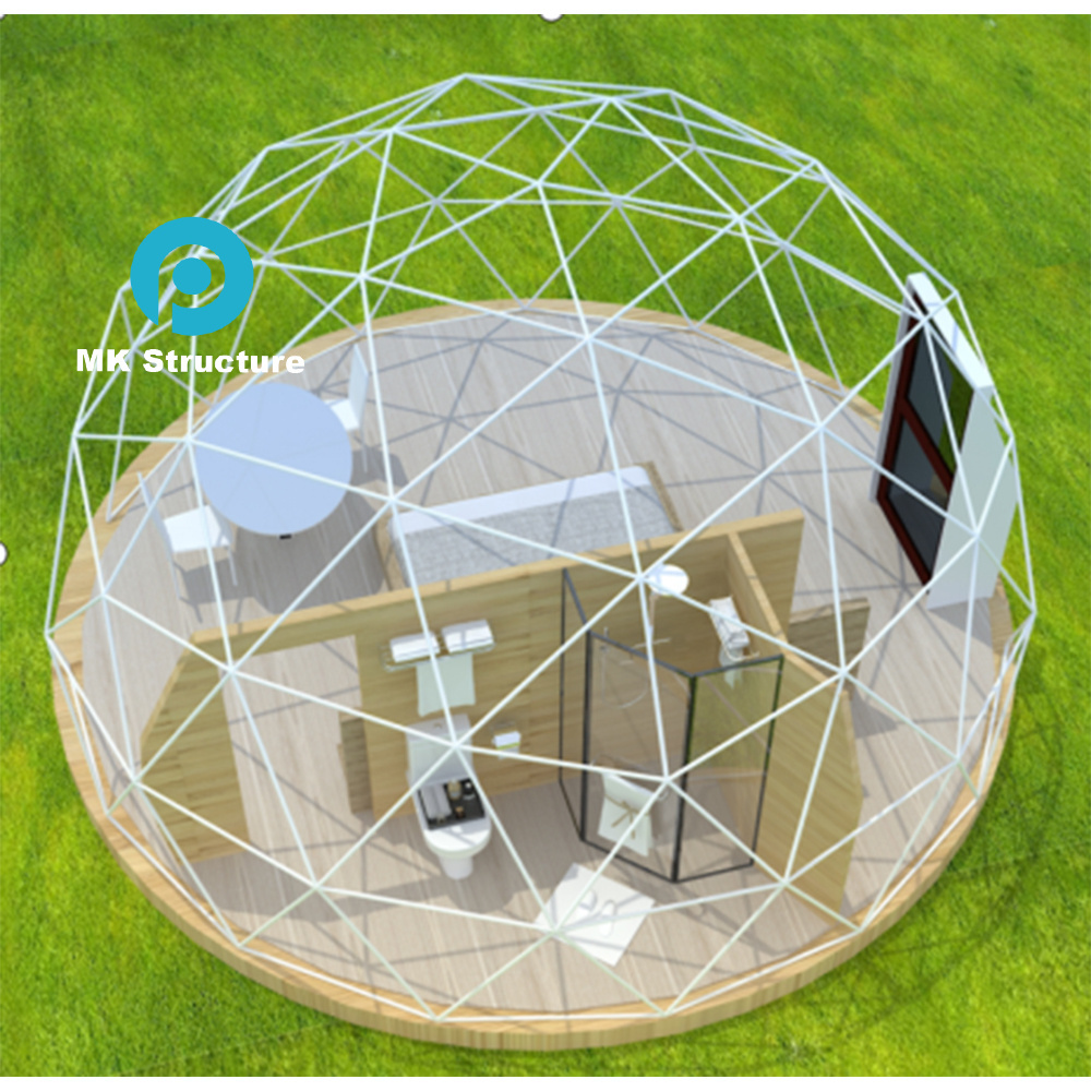 Clear Roof Igloo Glass Domo Houses Outdoor Transparent Garden Dome Tent for sale