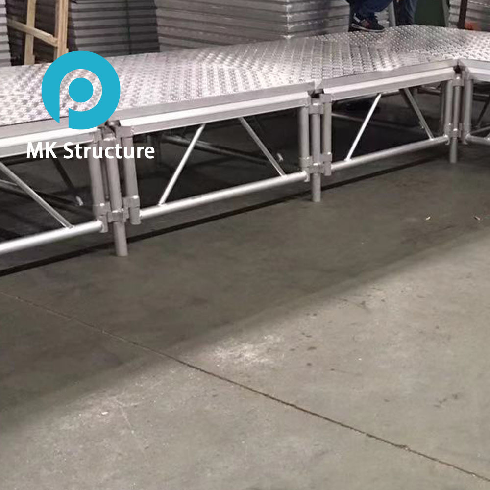 Low cost Aluminium stage podium assemble stage portable stage