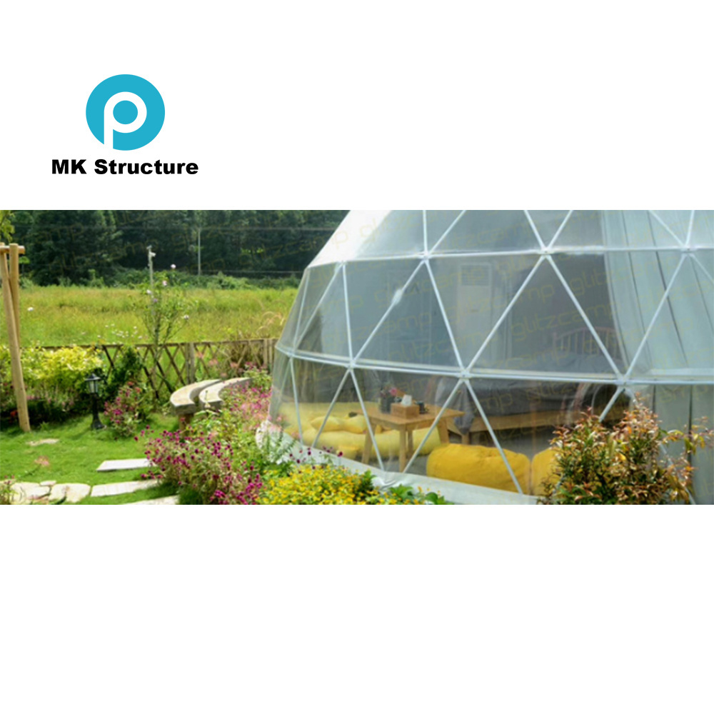 Clear Roof Igloo Glass Domo Houses Outdoor Transparent Garden Dome Tent for sale