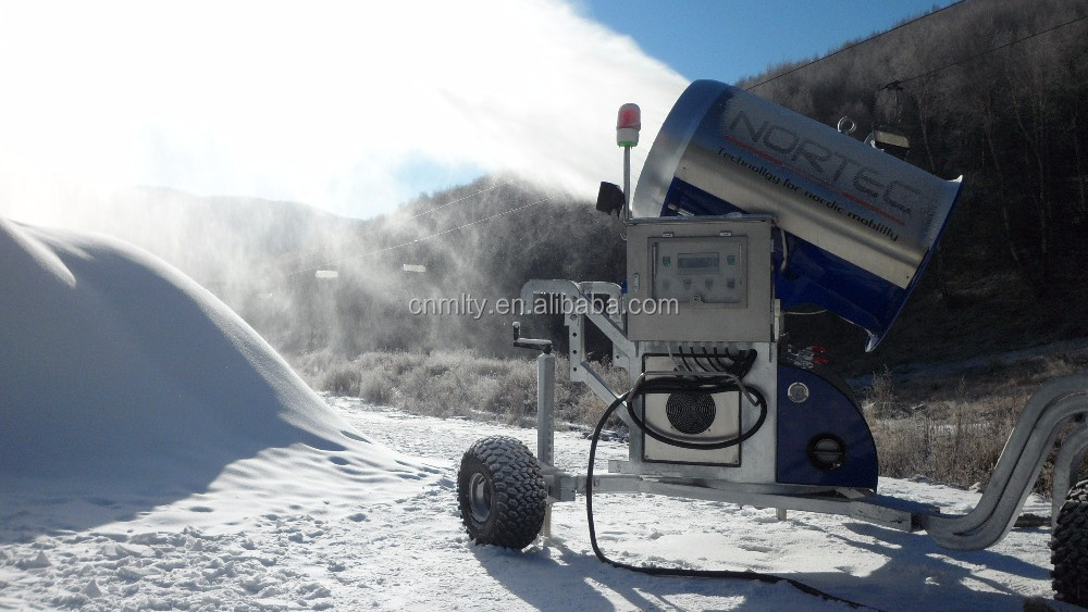 low noise eco-friendly winter ski resort artificial snow making machine/ fan snow maker/ snow cannon