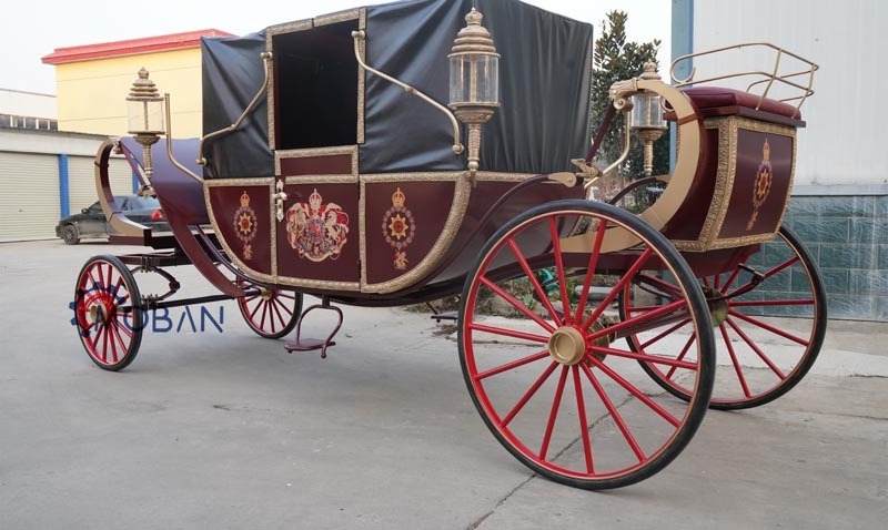 Free Color Customization Classic Royal Carriage Cinderella Electric European Horseless Carriage