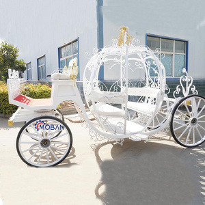 Electric Pumpkin Horse Wagons Royal Horse Carriage Carts and Horse Drawn Special Transportation for Sale