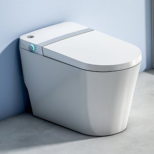 Modern Hotel Bathroom Automatic Flip Intelligence Electric Toilet Multifunctional Ceramic One Piece Smart Toilet