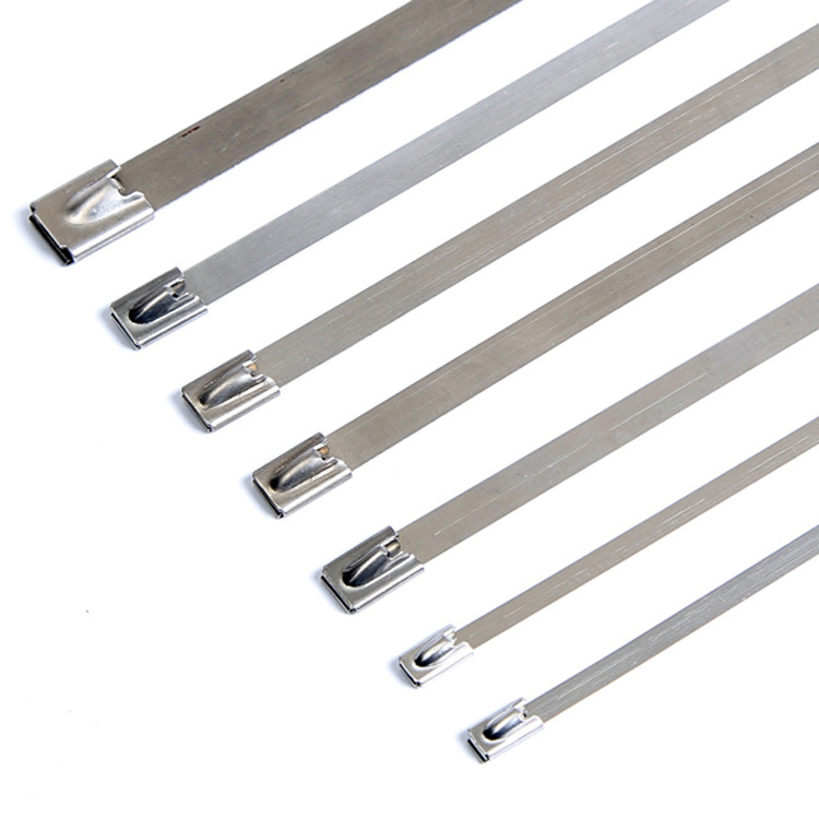 100 pack 304 Stainless Steel cable metal zip ties