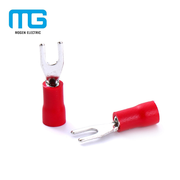 plating tin insulated spade fork cable lug terminal connector Crimp crimping tool Terminals