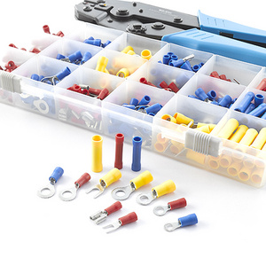 450 Pcs Wire Connector Insulated Crimp Terminal Assortment Kit cable termination kit