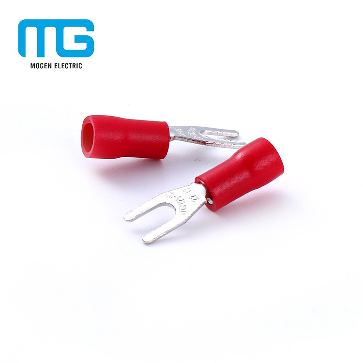 plating tin insulated spade fork cable lug terminal connector Crimp crimping tool Terminals