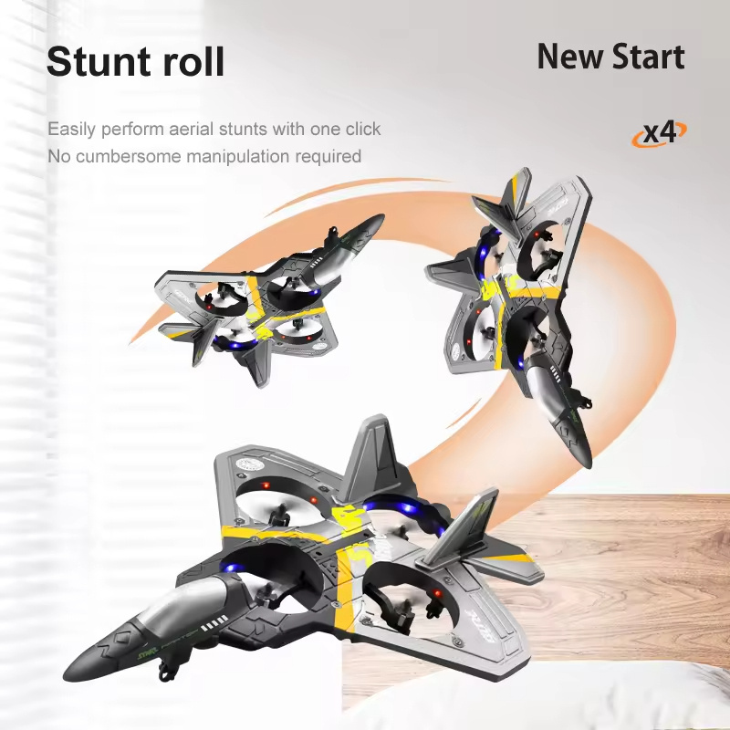 Outdoor 2.4g Toy Airplane Aircraft Four-axis Aircraft Fighter Rc Stunt Remote Control Airplane