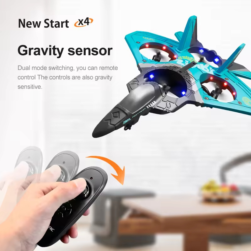 Outdoor 2.4g Toy Airplane Aircraft Four-axis Aircraft Fighter Rc Stunt Remote Control Airplane