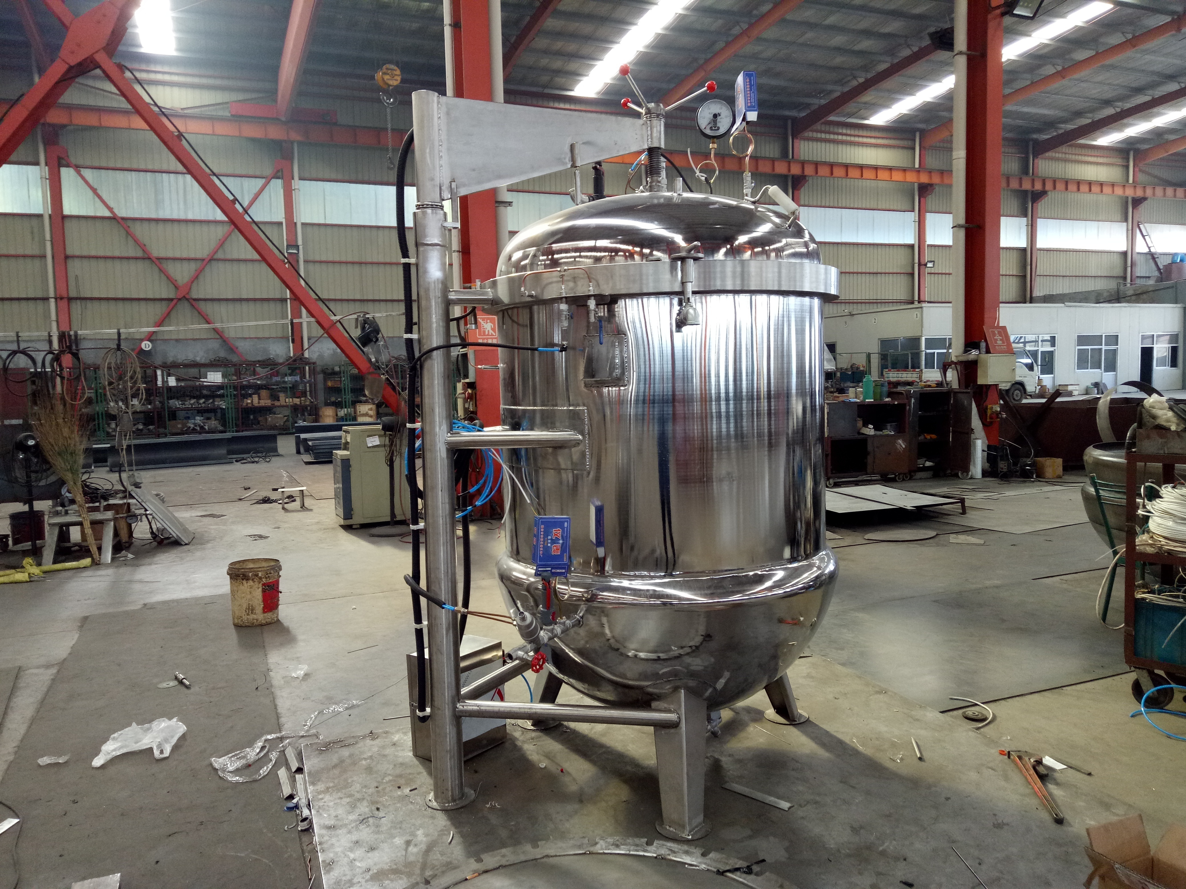 industrial commercial stainless steel pressure cooker