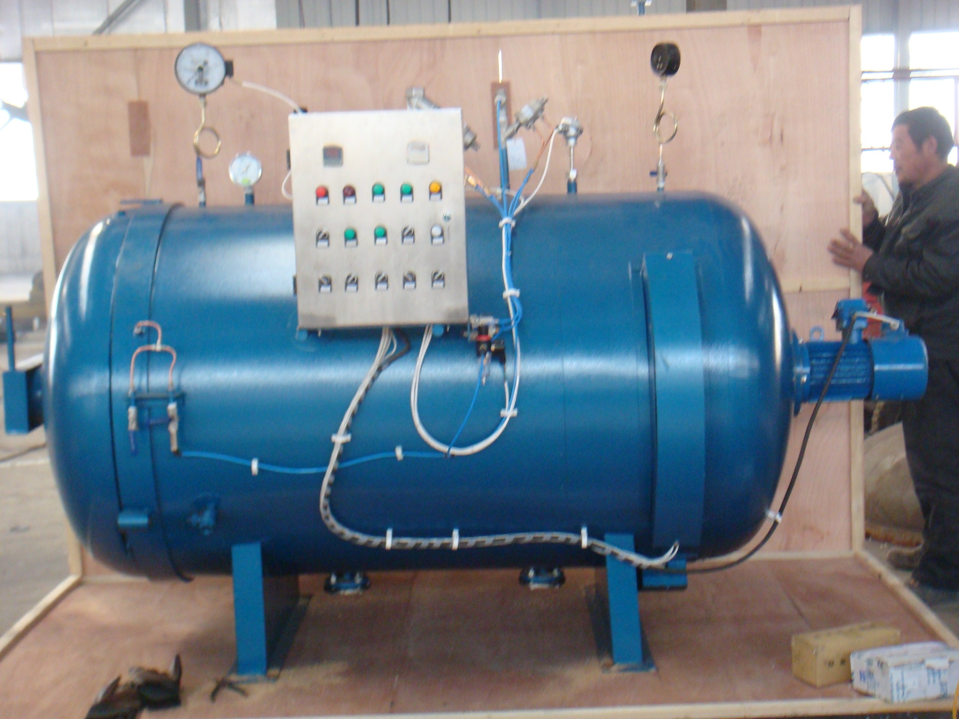 vulcanization rubber roller autoclave machine