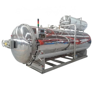 Comprehensive Fish / Sardine / Tuna Canned Fish Food Sterilizer Processing Water Spray Retort Sterilization Retort Machine