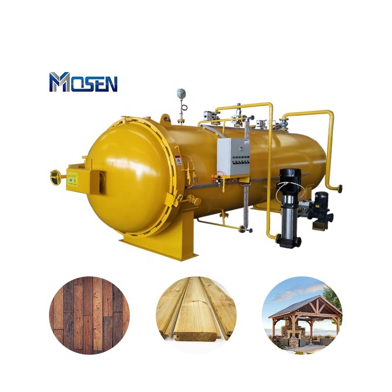 industrial wood preservative autoclave pressure  vacuum treatment equipment