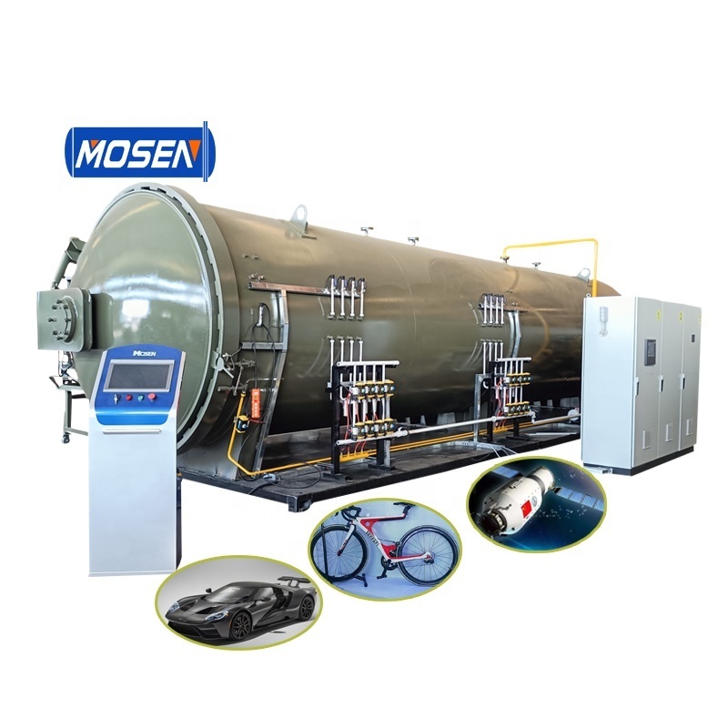 continuous industrial prepreg oven laminated glass carbon fiber composite curing autoclave