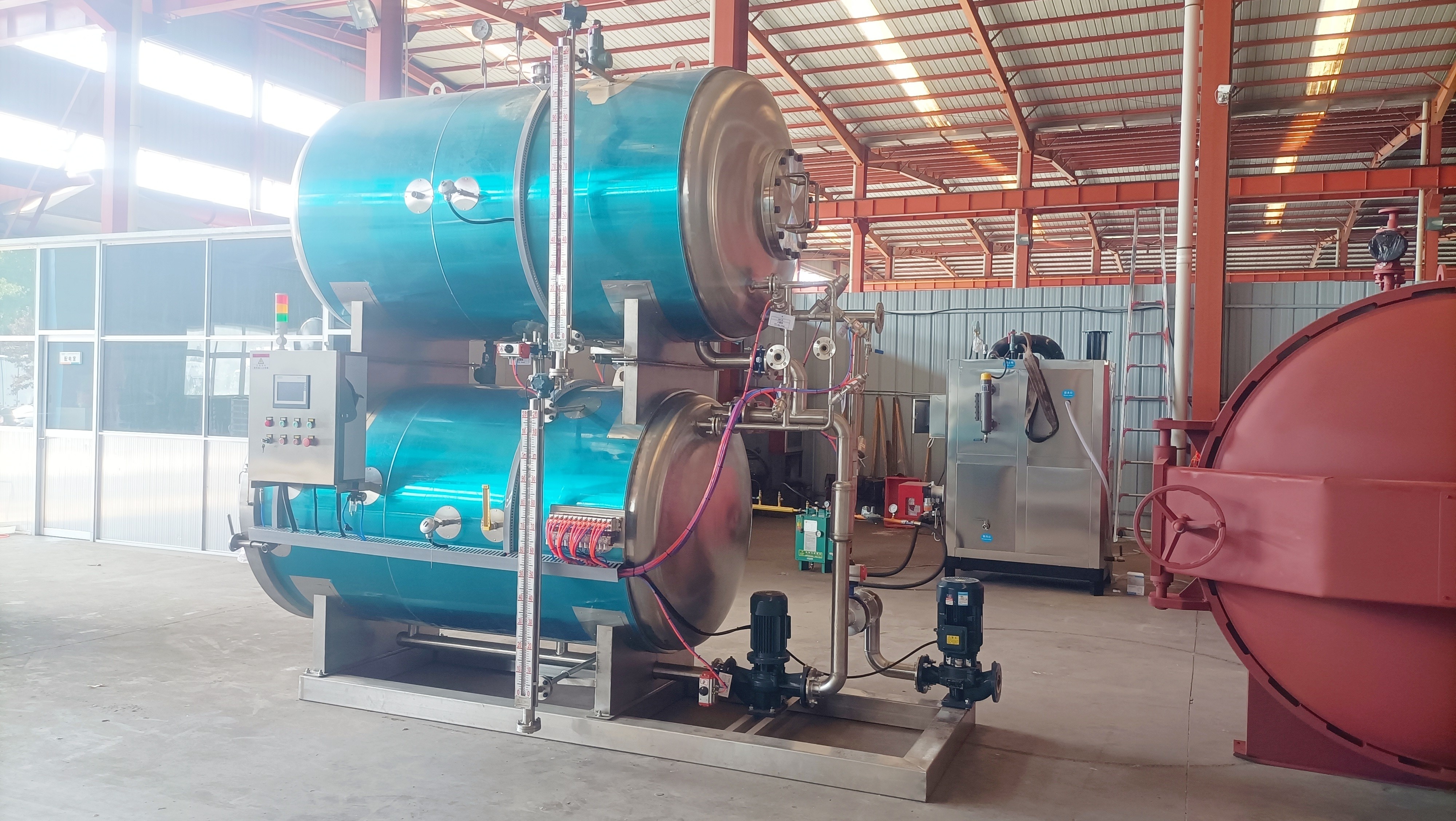 commercial automatic water bathing steam fish canned pouch food sterilizer  retort autoclave processing machine