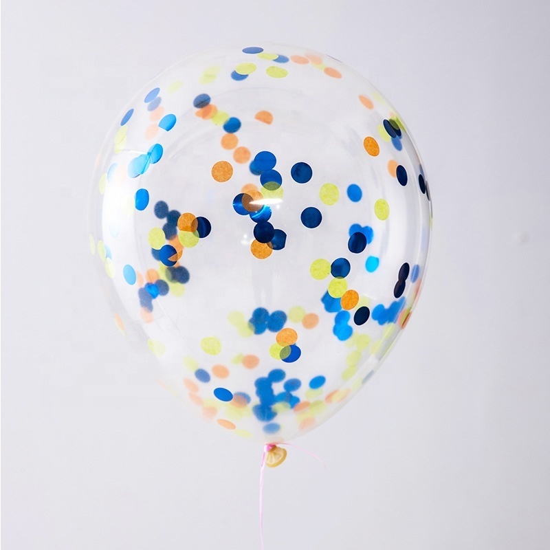 Helium balloon decoration birthday party kid birthday balloons party dot Confetti balloon