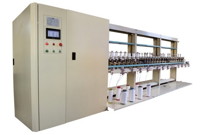 Efficient bobbin winder machine for covering yarn POY/DTY/FDY