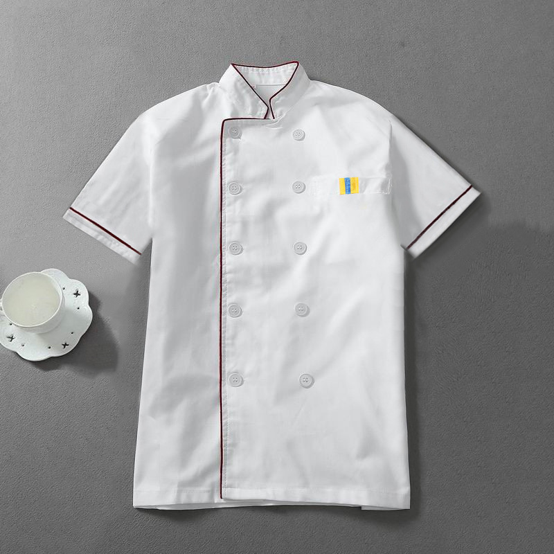 chef coat for Restaurant Kitchen Uniforms Designs Cook Executive Italian Logo Chef Jacket Chef Uniform Man Cook Uniforms