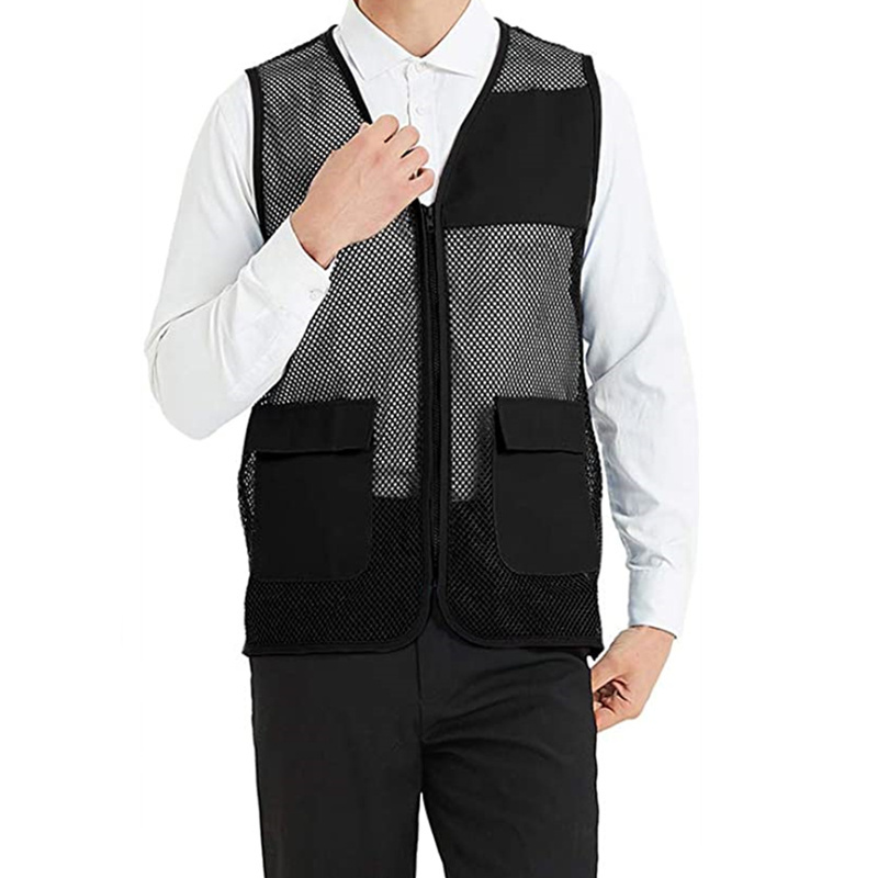 customized press photographer uniform work wear hunting safety mesh shooting construction fishing motorcycle vest waistcoat