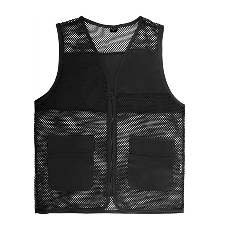 customized press photographer uniform work wear hunting safety mesh shooting construction fishing motorcycle vest waistcoat