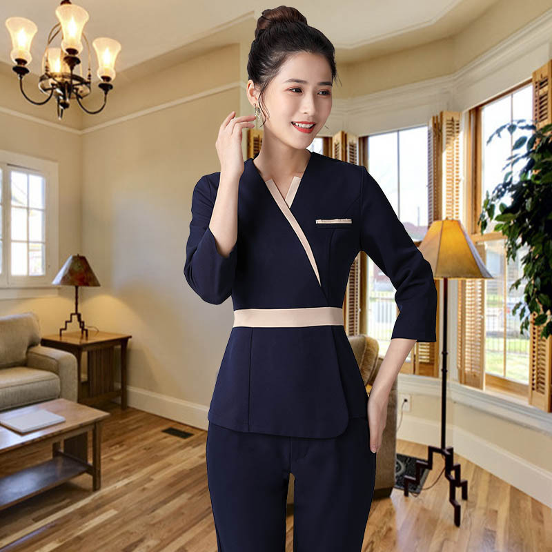 Fashion Spa Beautician Uniform New Design Women Beauty Uniform Factory OEM Salon Spa Medic Uniforms