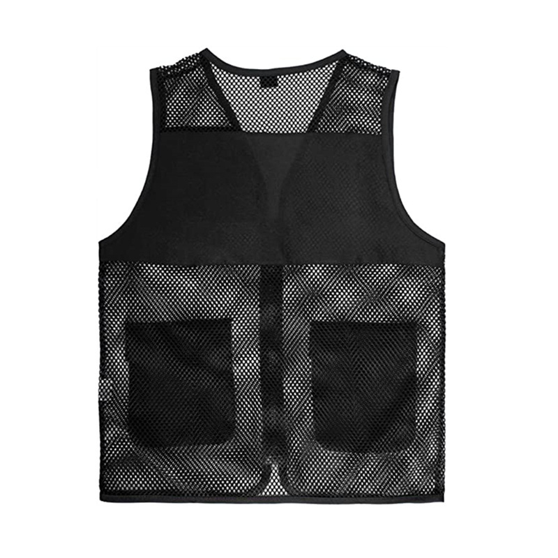 customized press photographer uniform work wear hunting safety mesh shooting construction fishing motorcycle vest waistcoat