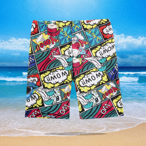 Summer mens swimming shorts Temperature-Sensitive Color-Changing Beach Pants Swim Trunks Shorts color changing swimwear