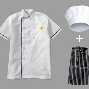 chef coat for Restaurant Kitchen Uniforms Designs Cook Executive Italian Logo Chef Jacket Chef Uniform Man Cook Uniforms