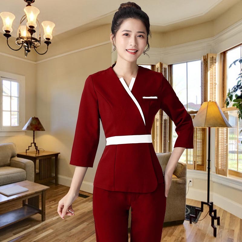 Fashion Spa Beautician Uniform New Design Women Beauty Uniform Factory OEM Salon Spa Medic Uniforms