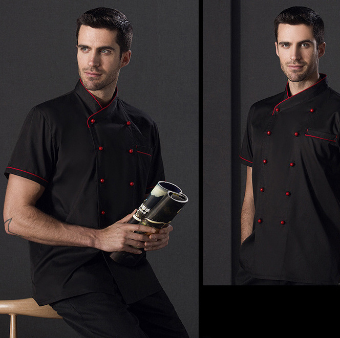 High Quality New arrival western Uniformes chef wears modern restaurant bar kitchen cook Chef jacket coat uniform